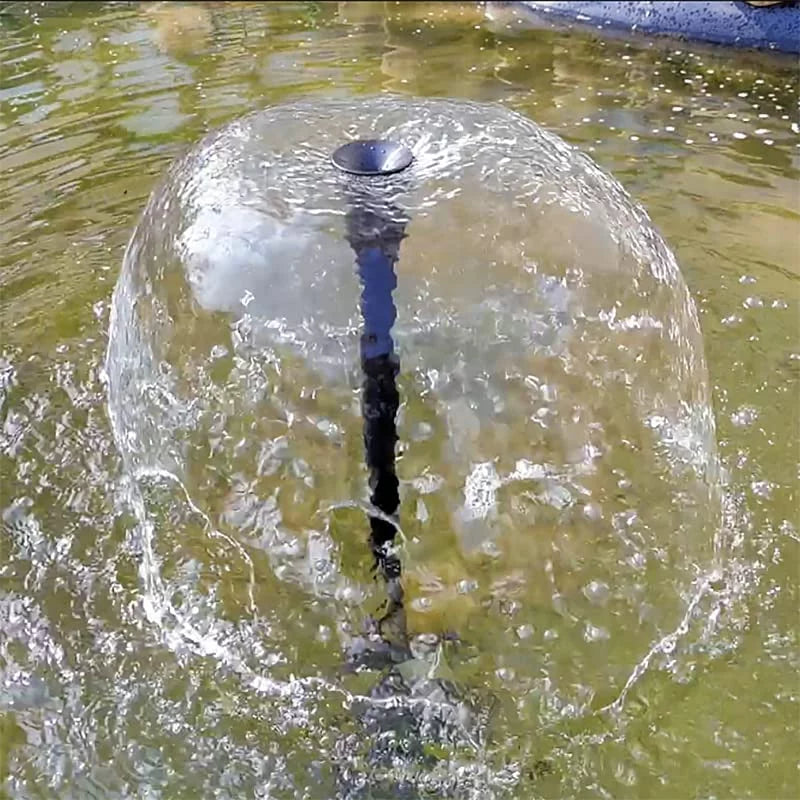 12W Solar Water Pump :  Dry-Run Protection Solar Water Pump 185 GpH with 18V 12W Solar Panel for Fountain, Fish Pond, and Aquarium (No Backup Battery)