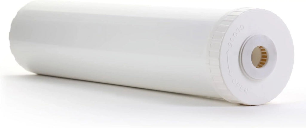 White Empty Water Filter Cartridge Durable Construction For Pre Post, Fits Standard Housings 4.5  20