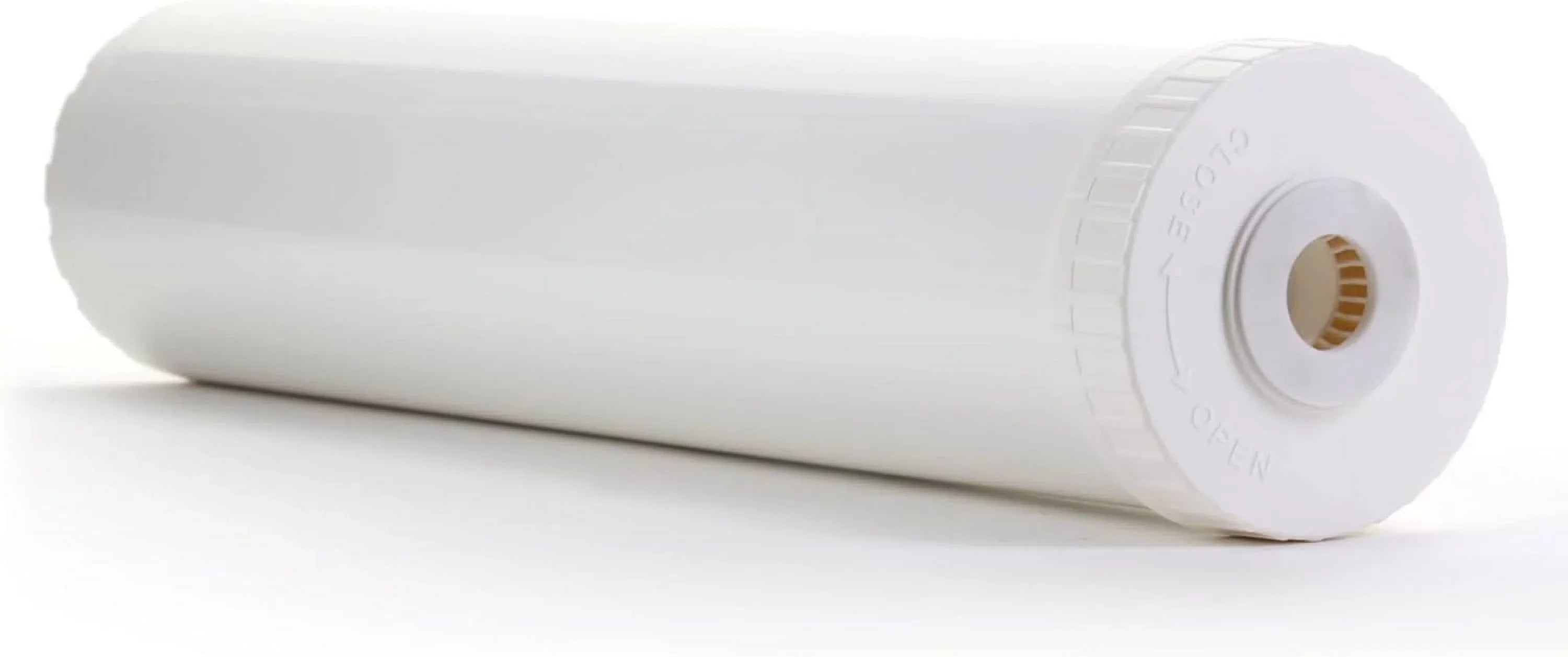 White Empty Water Filter Cartridge Durable Construction For Pre Post, Fits Standard Housings 4.5  20